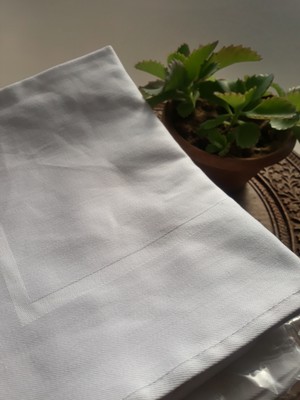 Nevateks Tekstil 100% Pamuklu Gabardin Mutfak Otel Servis Peçetesi 2 Adet 51 x 51 Cm.