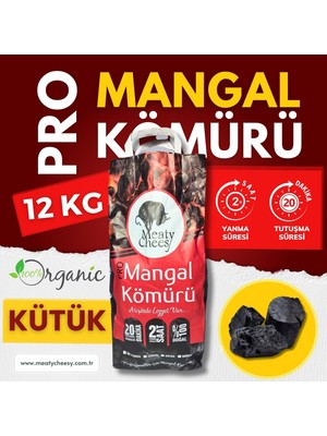 Meaty & Cheesy Ultra Bio Karbon Mangal & Barbekü Kömürü (Kütük) - 12 kg