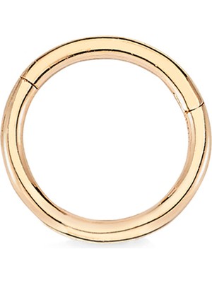 Altın Sepeti Rose Altın Büyük Boy 15 mm Klasik Halka Piercing