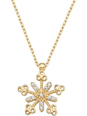 Altın Sepeti Gümüş Altın Kaplama Kartane Kolye