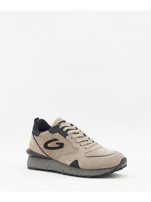 Guardiani Wen 0401 Erkek Bej Nubuk Sneaker