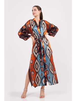 Nomads Felt Ipek Kimono Kaftan | Ikat 10 | Nomads Felt