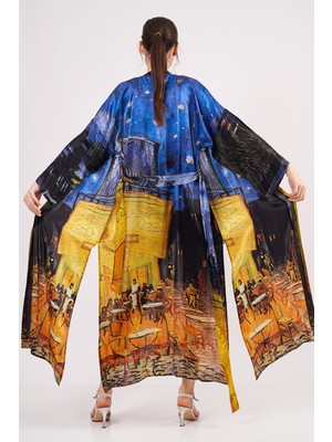 Nomads Felt Ipek Uzun Kimono | Van Gogh Cafe Terrace At Night | Nomads Felt