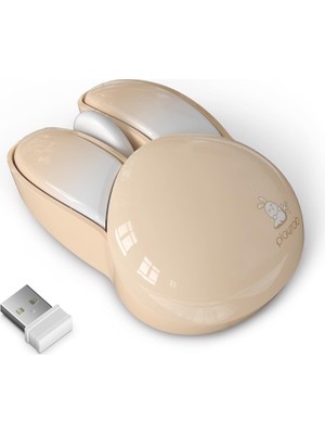 Playrab Mofii Wireless Mouse Renkli Tavşan Tasarım Kablosuz Sessiz Bilgisayar Notebook Laptop Için Fare USB Nano Receiver Mouse Tak Çalıştır 9.2cm x 6cm