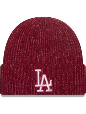 New Era La Dodgers Marl Geniş Manşetli Bordo Bere 60427217