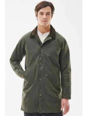 Barbour Macklow Yağlı Ceket OL53 Olive/classic