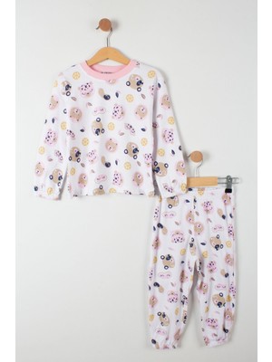 Trendimizbir Ayıcık Baskılı Pijama Takımı