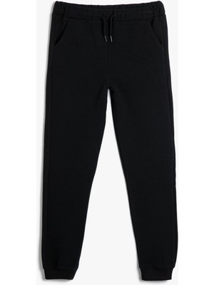 Koton Basic Jogger Eşofman Altı Beli Bağlamalı Cepli