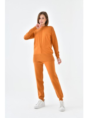 FTZ Women Kadın Bindirme Detaylı İkili Takım  Soğan 20636