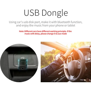 4'ü 1 Arada USB Bluetooth 5.0 Ses Alıcı Verici Adaptörü (Yurt Dışından)