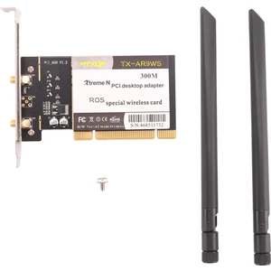 Masaüstü Bilgisayar Için Wtxup Atheros AR9223 Pcı 300M Kablosuz Wifi Adaptörü (Yurt Dışından)