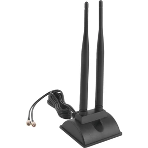 6,5 Ft Uzatma Kablosu ile 2,4g/5g Çift Bant 6db Wıfı Sma Anteni (Yurt Dışından)