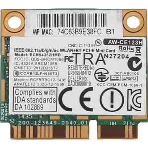 Azurewave BCM94352HMB Wıfı Kartı Mini Pcıe 802.11AC 867MHZ Wıfı Için (Yurt Dışından)