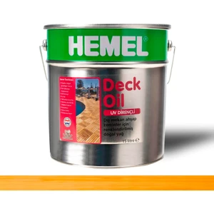 Hemel Deck Oil Light Oak / Deck Yağı / 2,5 Litre