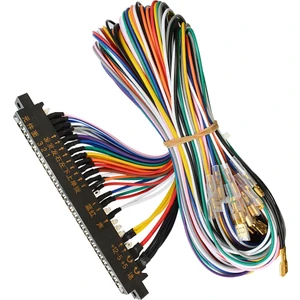 Jamma 28 Pimli Arcade Kablo Demeti Joystick Düğme Konektörü (4.8pin) (Yurt Dışından)