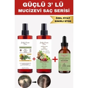 Daily Dream Care Güçlü 3’lü Mucizevi Saç Seti Biberiye Tonik+Sirkeli Tonik + Biberiye Kompleks Yağ
