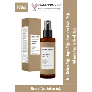 Saç Bakım Yağı 100 ml | Biberiye Yağı, Argan Yağı, Avokado & Kekik Yağı | Tüm Saç Tipleri | Vegan
