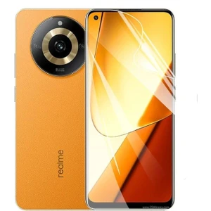 ECR MOBILE Realme 11 Pro ile Uyumlu Gerçek Kırılmayan Ekran Koruyucu Film Hd-Şeffaf