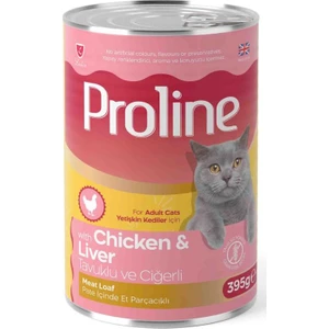 Pro Line Tavuklu ve Ciğerli Gravy Yetişkin Kedi Konserve Maması 395 gr