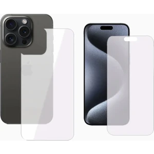 iPhone 15 Pro Ön ve Arka Tempered Glass Cam Koruma - AL3271