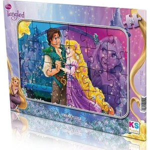 KS Games Tangled Disney Frame Puzzle 24'Lü TG-704