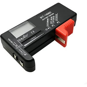 1 Parça BT-168D Pil Test Cihazı Dijital Pil Test Cihazı Pil Kapasitesi Test Cihazı BT168D Test Cihazı AA/AAA/C/D/9V/1.5V Pil (Yurt Dışından)
