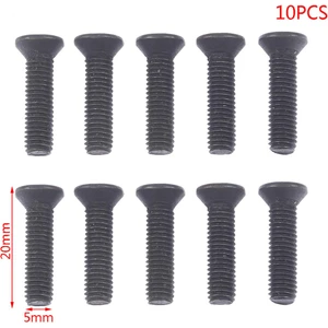 10 Adet Sabitleme Vidası M5 * 20 Sol Dişli 3/8''unf Matkap Aynası Sap Adaptörü Sevıch (Yurt Dışından)