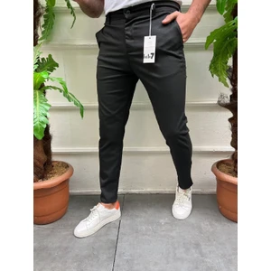 Erkek Slimfit Keten Pantolon
