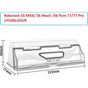 Lin Grup Roborock S5 Max / S6 Maxv /s6 Pure T7/t7 Pro Robot Süpürge Toz Haznesi