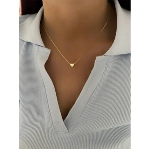 Minimal Kalpli Zarif Kolye