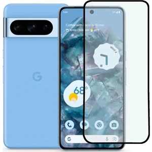 Google Pixel 8 Pro Tam Kaplayan Çerçeveli Tempered Ekran Koruyucu - Siyah AL3276