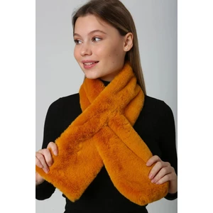 Saria Moda Kadın Yumuşak Peluş Kaşkol Boyunluk Atkı