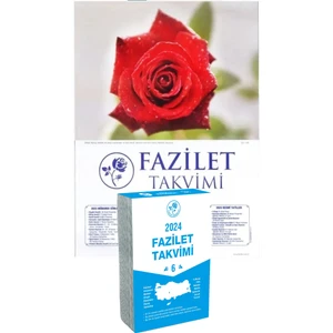 Fazilet Neşriyat 2024 Fazilet Duvar Takvimi Yurtiçi 7 Bölge Kartonlu Yapraklı Takvim