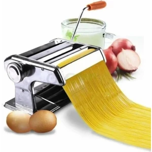 Erişte Makarna Yapma Kesme Makinesi Hamur Lazanya Spagetti Raviolli Makinesi 150 mm
