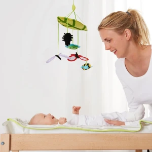 IKEA Snıglar Bebek Alt Değiştirme Masası Kayın Görünümlü, 72X53 cm