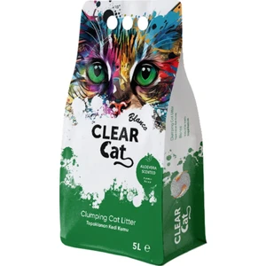 Kedi Kumu Topaklaşan Bentonit Clear Cat Blanco 20L Aloe Vera Kokulu (4*5L veya 2*10L)