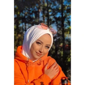 Nil Butik Ekru Tesettür Penye Şal