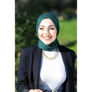 Nil Butik Zümrüt Tesettür Penye Şal