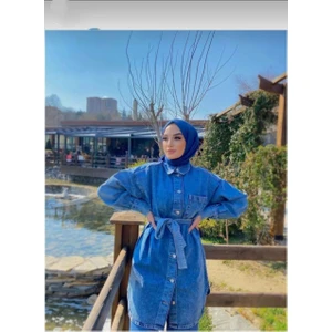 Nil Butik Saks Tesettür Penye Şal