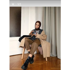 Nil Butik Acı Kahve Tesettür Penye Şal