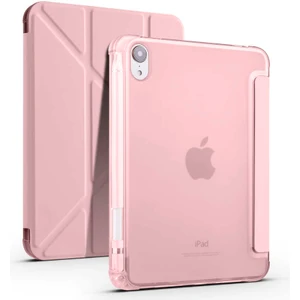 Apple iPad 10.nesil 10.9 2022 Kılıf Model A2696,A2757,A2777 Yatay ve Dikey Standlı Uyku Modlu Kalemlikli Trifold Arkası Soft Silikon Smart Kılıf