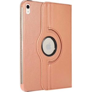 Apple iPad 10.Nesil 10.9 inç Kılıf 360 Derece Dönerli Yatay ve Dikey Standlı Deri Kılıf (Model A2696,A2757,A2777)