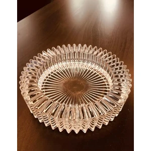 Kristal Lüks Cam Küllük Kül Tablası Büyük Boy 14 cm Çapında