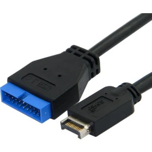 5076 USB 3.1 Type-E Male To USB 3.0 19 20 Pin Dişi Uzatma Kablosu