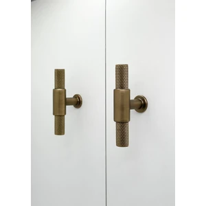 Handles Kulp Mobilya Dolap Mutfak Çekmece Kulpu 158 Mat Antik Sarı Düğme 4 Adet