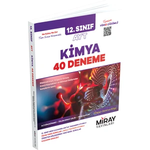 Miray Yayınları 12. Sınıf AYT Kimya 40 Deneme