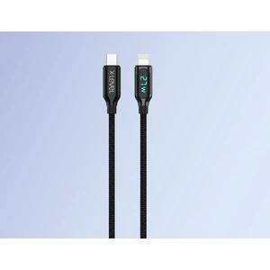 X-PowerDigi 5A 27W 120 Cm Type-C To Lightning Dijital Ekranlı Hızlı Şarj / Data Kablosu
