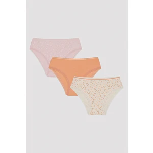 Kız Çocuk Basic Dot KK 3'lü Slip Külot