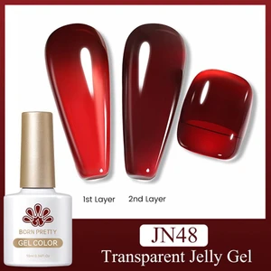 Born Pretty 10ml Jelly Nude Seri Kalıcı Oje Jn48 (56347)