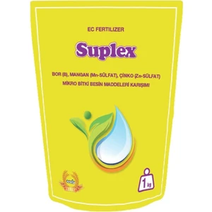 Mebor Suplex Toz Yaprak Gübresi 1 Kg, Bor, Mangan, Çinko Içerir